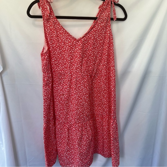 Derek Heart Red Floral Mini Dress - Picture 2 of 8